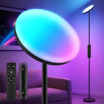 LED toršeras, RGB ir CCT, pritemdomas Home Sweet Home, juodas