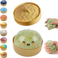 Blizgantis Kuldūnas Squeezy Dumplings antistresinis žaislas 8 cm