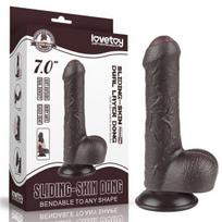 Varpos imitatorius Lovetoy Sliding Skin Dual Layer Dong, juodas