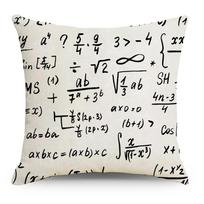 Matematinės Fizikos Cheminės Lygtys Mesti Pagalvės Užvalkalas Asmenybė Geometrinis Grafiti Pagalvės Užvalkalas 40x40cm