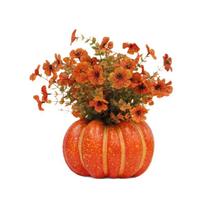Festival Pumpkin Bonsai Simulation Flower Halloween Photography Props One Size brown
