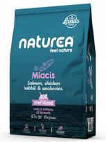Sausas šunų maistas NATUREA Lands Miacis su vištiena, triušiena, lašiša ir silkėmis