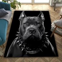 3D HD APBT Amerikiečių Buldogas ir pitbulis Kilimas Naujas leidimas! Kilimas svetainei, miegamajam, biuro patalpoms, patvarus, skalbiamas mašinoje 50x80cm (20x31in)