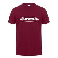 ZiL Truck Car Logo T Shirt Summer Men Cool Cotton Short Sleeve ZiL Truck T-shirts Unisex Gift Tops Tee LH-100 3XL brown