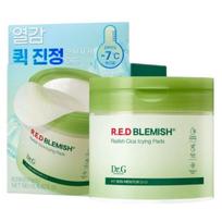 Dr.G Red Blemish Turnip Cica Icing Pad Cooling & Soothing Toner Pads 60pcs 190ml beige