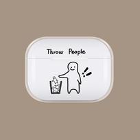 Funny Matchstick Men Clear Earphone Case for Airpods 4th 3rd Pro 3 2 Covers for Airpod 2 3 1 Protective Accessorie Shell Fundas AirPods Pro 1st white