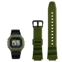 Resin Silicone Strap for Casio Watch Band SGW-300 SGW-300H/400/500 AE1200 AE1100 MRW-200 W218H Waterproof Rubber Sport Watchband 18mm black