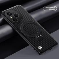 For Huawei Honor 400 Pro Case Hard PU carbon fiber Ring Stand Magnetic Protective Back Cover For Honor 400 200 100 90 70 Shell HONOR 400 Pro juoda