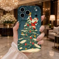 Compatible with Apple series 17/16/15/14/13/13 Pro Max casesChristmas Halloween,New Year's gift,Dad,Birthday gift,Party gift gray