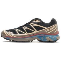 SALOMON XT 6 Low top Casual Trail Running Training City Commuting Running Shoes Unisex Black L47293800 44 juoda