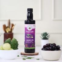 Tribalveda Jamun Neem Karela Giloy Amla Juice - Pack of 2 | As Seen on Shark Tank | Ayurvedic Blood Purifier | Immunity Support