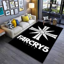 Far Cry 5 Inspired Rug Design Non-slip rug suitable for living room and bedroom sofas. 40x60cm( 15x23in ) gray