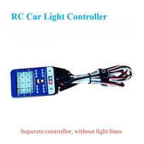 Rc Car Simulation Flash Light 12 Led Lighting Kit Steering Brake For 1/10 Scale Models Yokomo Tamiya Trx Hsp Hpi Axial Rc4Wd