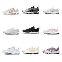 Women's shoes breathable non-slip wear-resistant air cushion shoes casual running shoes men's shoes 45 white