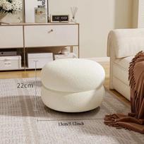 Change Shoe Bench Makeup Seat Porcelain Stool Lounge Footrest with Thick Cushion Modern Velvet Padded Stool Space-Saving Gift balta