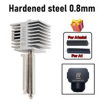 Upgraded Hotend Kit For Bambu Lab A2L/A1/A1 Mini All-in-one Hot End Assembly 0.2/0.4/0.6/0.8mm Hardened Steel Nozzle 3D Printer