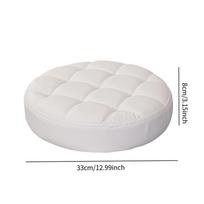Bar Stool Cushion Padded Foam Seat Leather Cover Waterproof Rotating Chair Pad Replacement Accessory balta