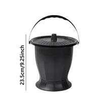 Bedpan Urinal Bucket with Lid, Spittoon for Home Use By Adults juoda