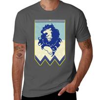 Fire Emblem 3 Houses Blue Lions Banner Tshirt Vintage Print Crew Neck Tee XL blue