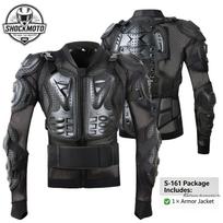 VEMAR Motorcycle Body Armor Jacket Men Motocross Chest Back Shoulder Elbow Protector Optional Removable Neck Guard 3XL