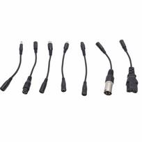 7-in-1 Connector Electric Scooter Charger Conversion Cables DC Connector Kit gray