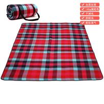 Picnic mat outdoor moisture-proof mat waterproof camping mat portable waterproof thickened outdoor juoda balta spalva