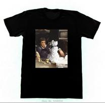Funny Scarface Snowman TShirt Men Clothing NoveltyTrend Tshirt Women Men Summer Fashion Short-sleev Tops Ropa Hombre Camisetas 4XL black