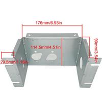 Air Diesel Parking Heater Base Mounting Bracket L Shaped Floor Plate Steel For Eberspacher Webasto Propex Car Truck VAN Camper With side TypeE gray