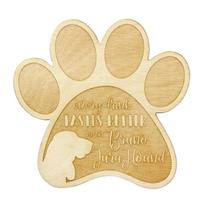 Bruno Jura Hound, Swiss Hound - Mug coaster, engraved coaster with dog, gift for dog lover by Art-Dog brand