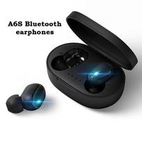 A6S Fone TWS Wireless Bluetooth Headset with Mic Earbuds for Noice Cancelling Earphone Bluetooth Headphones juoda