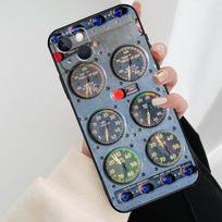 Aviation Aeroplane Pilot Cockpit Phone Case For iPhone 16 Pro Max 14 13 12 11 15 Pro Max mini XR 15 16 Plus 16e Cover Coque iPhone 15 Plus gray