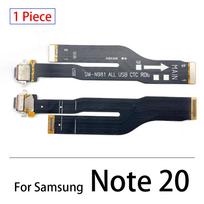 USB Charging Port Dock Connector Charge Board Flex Cable For Samsung Note 20 Ultra 5G N980 N981 N985 N986 Note 20 gray