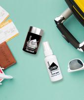 Super Million Hair Portable Set / Travel Carry-on Mist Non-Clogging Hair Powder light brown white