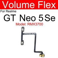 For Realme GT 2 3 Neo 3 3T 5 5Se GT2 Master Volume Power Flex Cable On OFF Power Volume Buttons Flex Ribbon Parts GT Neo3 -Volume Flex red