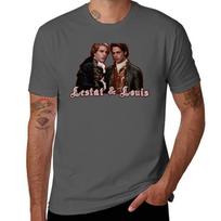 Interview With The Vampire Iwtv Lestat De Lioncourt Louis De Pointe Du Lac Tshirt Industrial Work Tee Shirt 4XL black