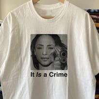 90-ųjų Sade parodija It Is A Crime Klasikinis marškinėlis Baltas XL XXL gray