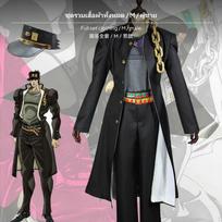 2 vnt. Jotaro Kujo Cosplay skrybėlė, tuščiaviduris perforuotas dizainas, Anime aksesuaras lauko skrybėlė, vienas dydis Full Set Male M gray