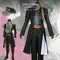2 vnt. Jotaro Kujo Cosplay skrybėlė, tuščiaviduris perforuotas dizainas, Anime aksesuaras lauko skrybėlė, vienas dydis Full Set Female M gray