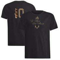 2026 Lionel Messi 8time Ballon Dor Commemorative Tshirt No10 Football Legend Print Soft Cotton Unisex Short Sleeve Fan Tee S gray