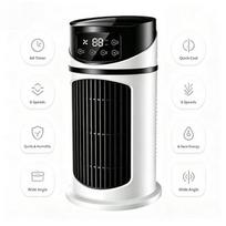 XiaomiPortable USB Bladeless Mini Fan Spray Cooling Humidifier Built-in Timer Multifunctional Fan For Home Office Daily Use USB Type-C balta