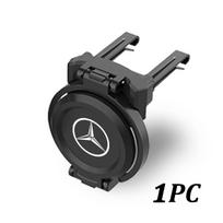 Car Foldable Vent Mount Cup Holder Beverage Rack Organizer Accessories For Benz AMG Exclusive W204 W222 W205 W203 W213 W124 W108 gray