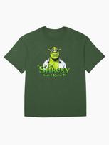 Shrek Shrexy and I Know It Oversized T-Shirt 2XL green