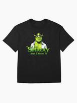 Shrek Shrexy and I Know It Oversized T-Shirt 3XL juoda