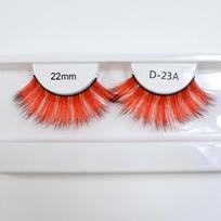 NEW Cosplay Colored Lashes 20mm-25mm Ten Colors Pink Orange Blue Long Fluffy False Eyelashes Strip Lash Supplies Manga Lashes