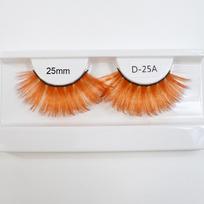 NEW Cosplay Colored Lashes 20mm-25mm Ten Colors Pink Orange Blue Long Fluffy False Eyelashes Strip Lash Supplies Manga Lashes