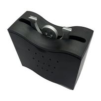 Dining Pick Case, Black ABS Manual Dispenser with Raised Press Control for Home Dining Tables, Gatherings and Casual Locations During Shared Meals 1 juoda