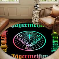 Jager-meister Spirit Drink Round mat, Anti-slip Circle Carpet Chair rug For livingroom,Bedroom, doormat home decor Gift Christmas Gifts 120cmx120cm