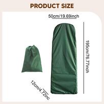 Cover for Folding Ladder, Practical Storage Bag to Protect Furniture, Ideal Parks, Lawns, 50x195x12cm žalia