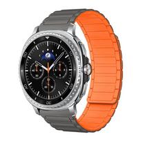 Magnetic straps For Samsung Galaxy Watch 8/8 Classic Band 40mm 44mm 46mm Replacement Silicone Bracelet For Galaxy Watch 8 strap for galaxy 8 classic black