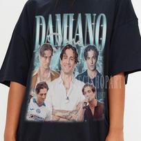 DAMIANO DAVID TEES, Damiano David Vintage Shirt, Damiano David 90s Tshirt, Damiano David Merch, Damiano David Gifts, Damiano David Fans 140 gray
